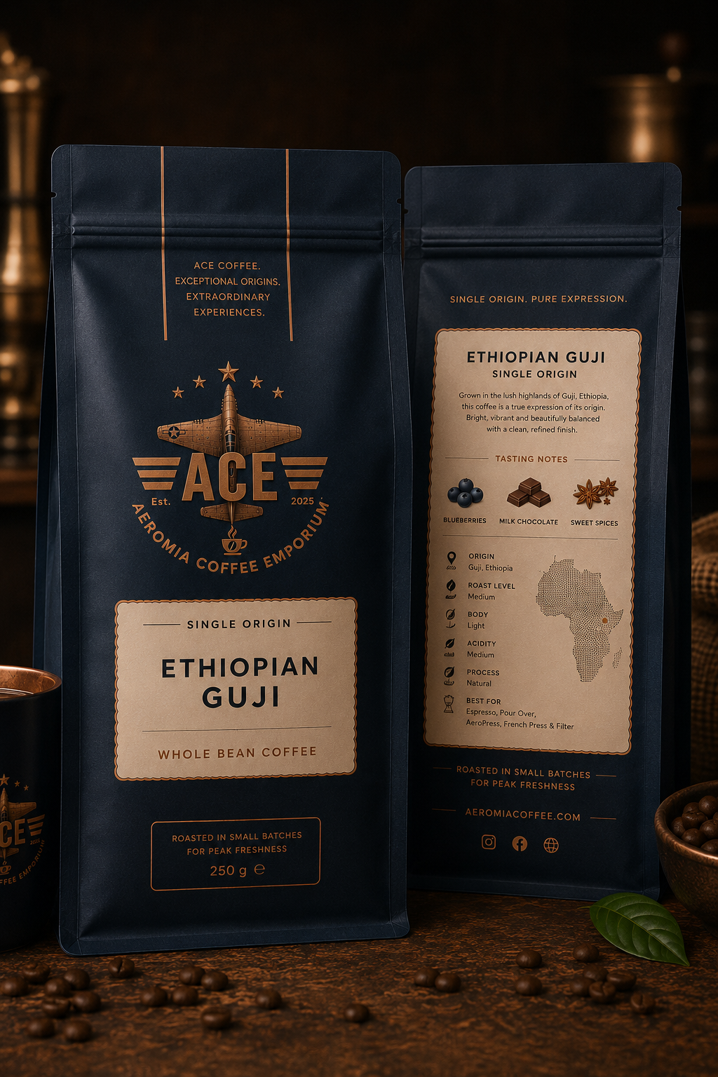 ACE Ethiopian Guji Single Origin Coffee