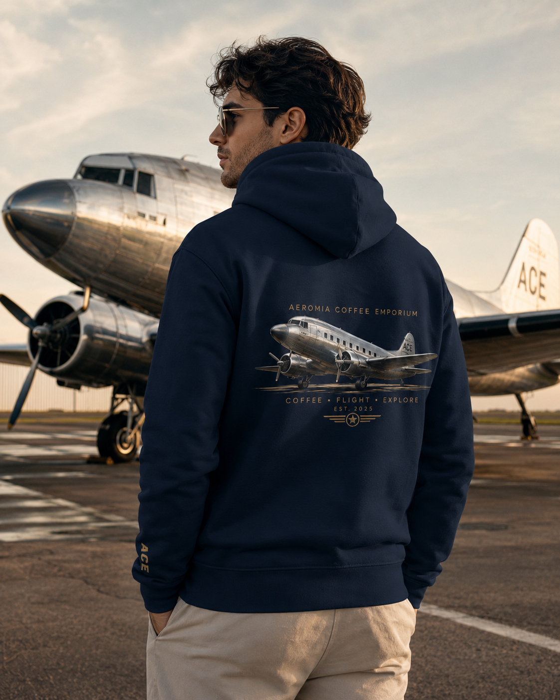 ACE DC-3 Essential Eco Hoodie