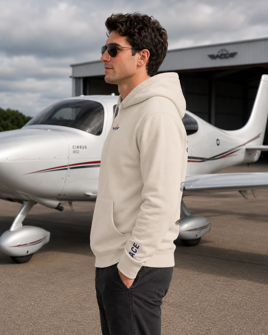 ACE “Faith Above Fear” Organic Hoodie