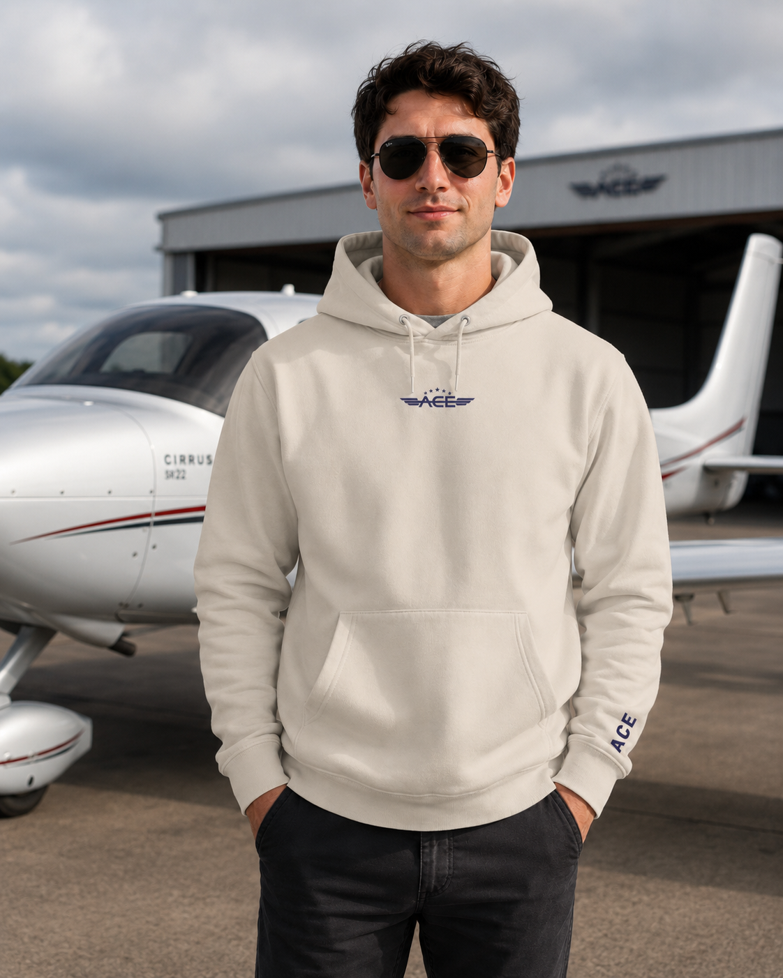 ACE “Faith Above Fear” Organic Hoodie