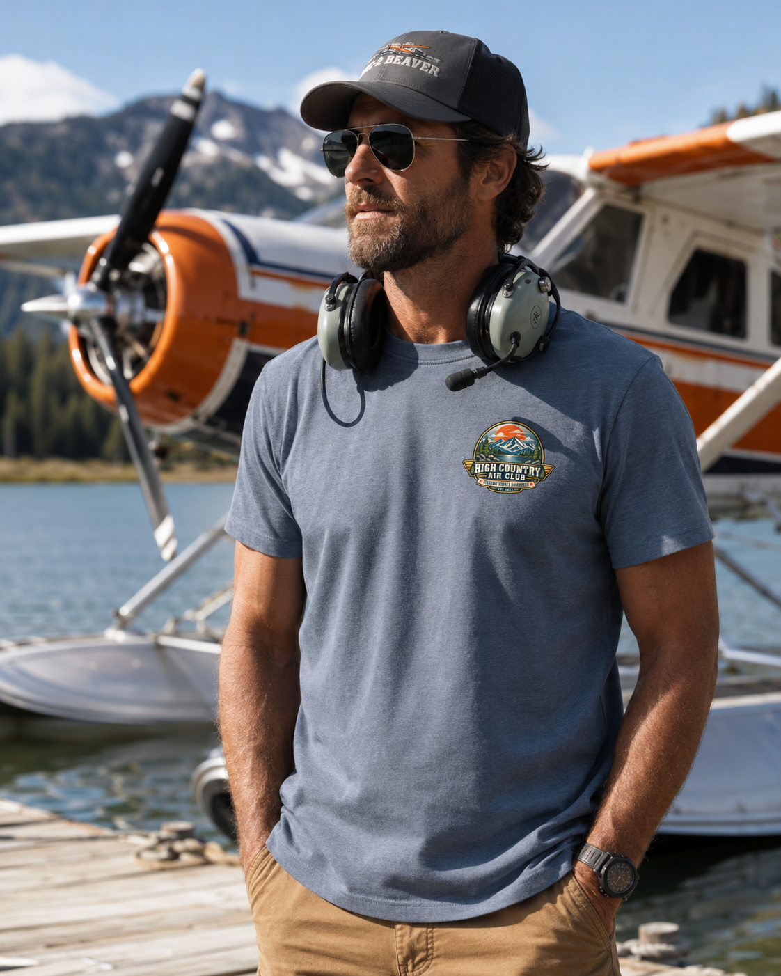 The ACE High Country Air Club – DHC-2 Beaver tee