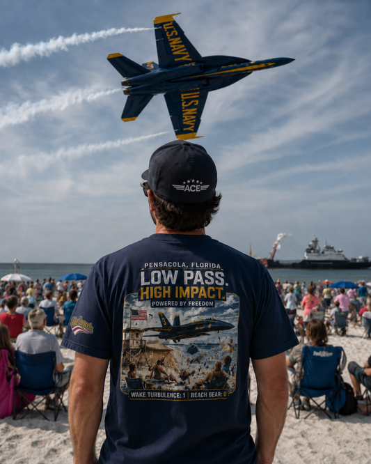 ACE Blue Angels Low Pass Tribute Heavyweight Tee