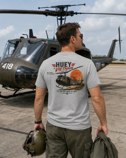 ACE HUEY VIETNAM 1965–1973  (Organic Cotton T-Shirt)