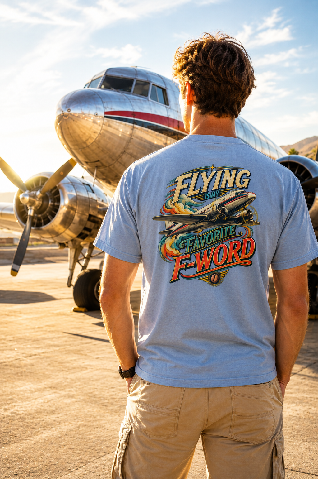 ACE “Flying Is My Favorite F-Word” Premium T-shirt
