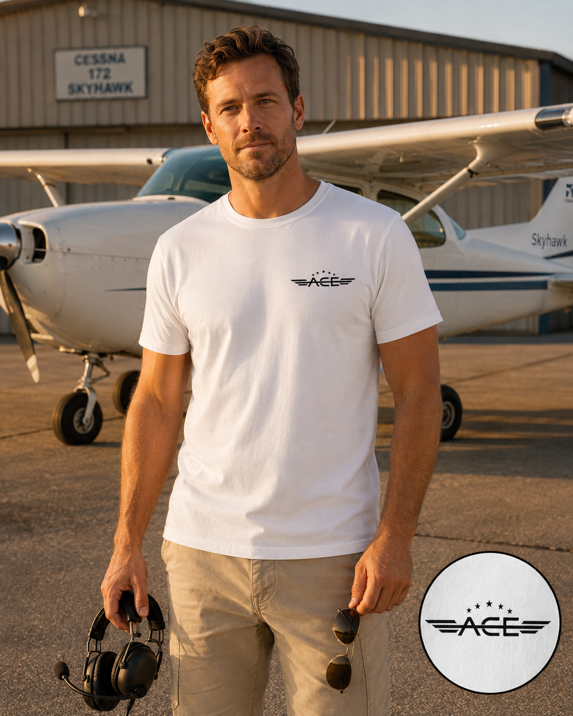 ACE Charlie 172 Pattern Club Tee