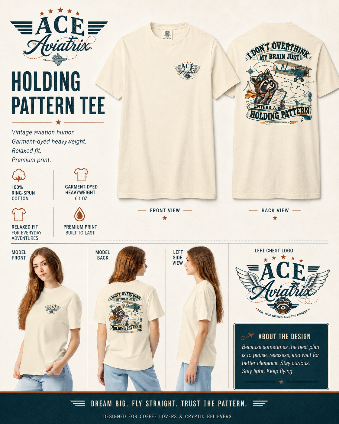 ACE Overthinking premium tee