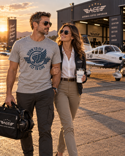 ACE Born to Fly — Premium Tee