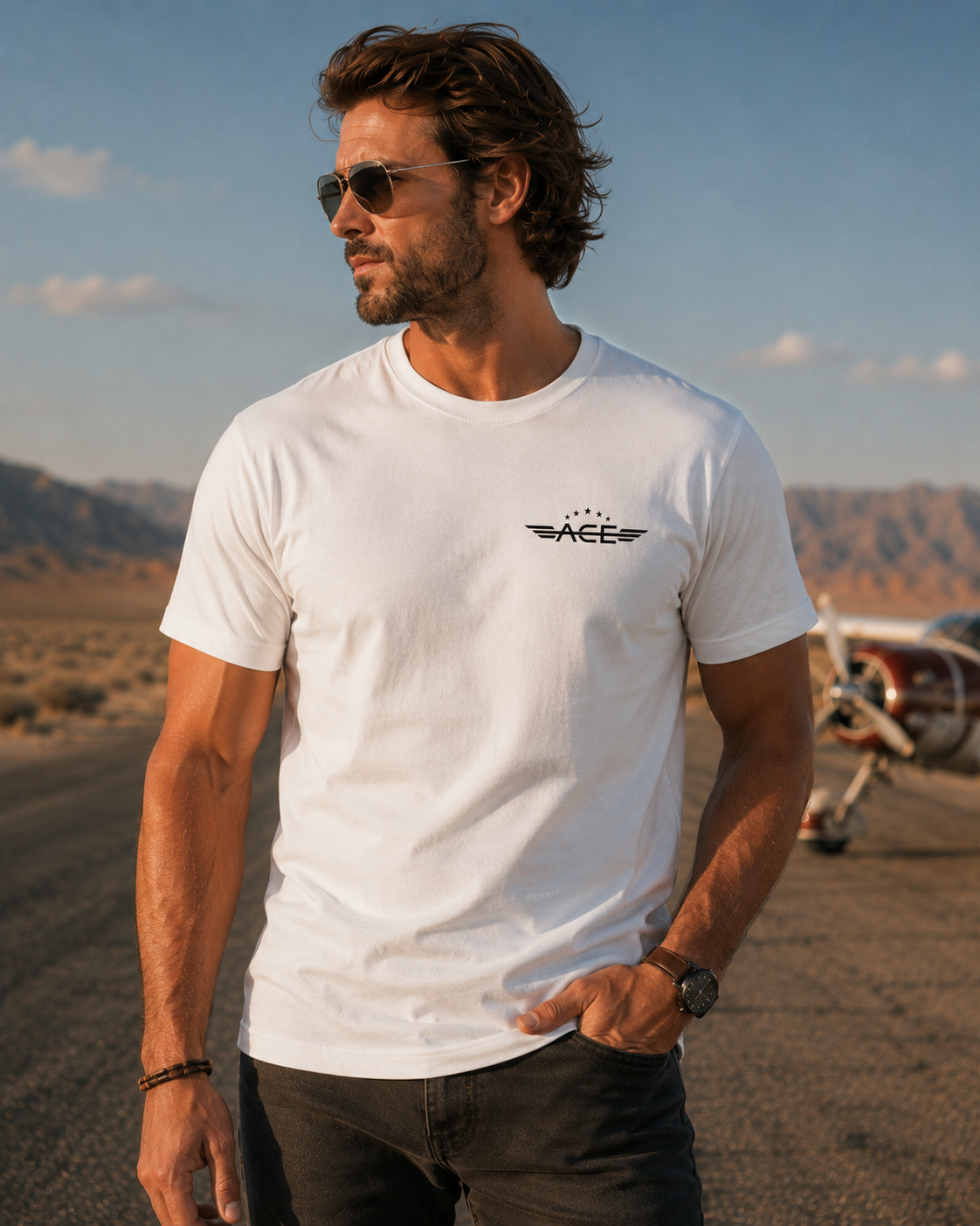 ACE Sky Cowboy Edition — Heavyweight Tee