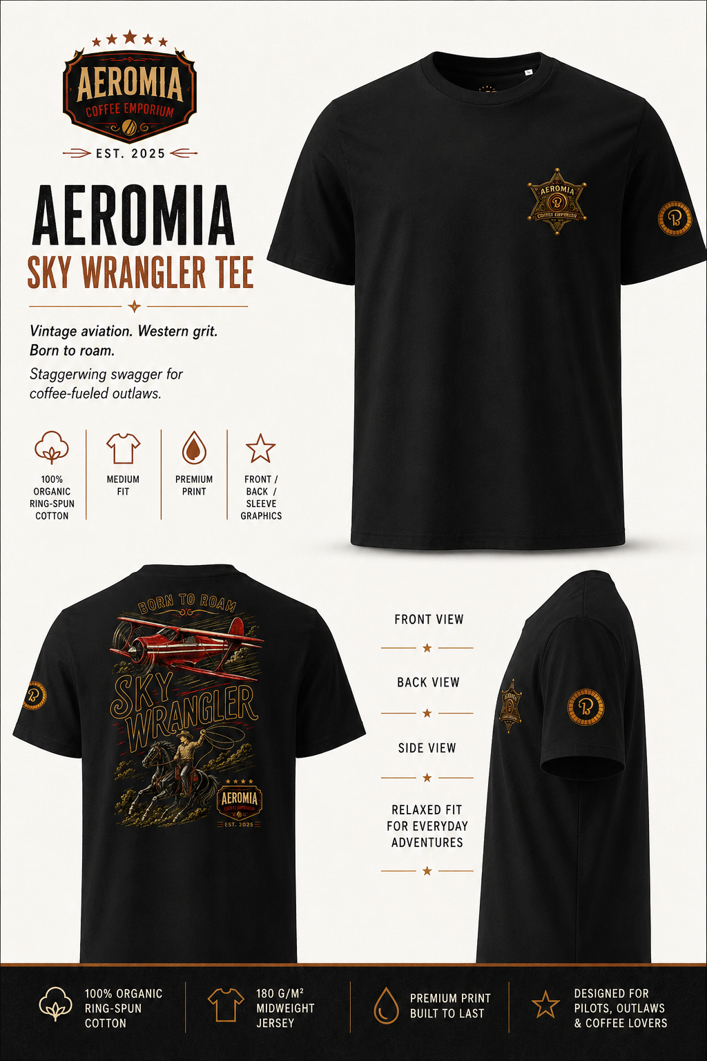 ACE SKY WRANGLER — BORN TO ROAM